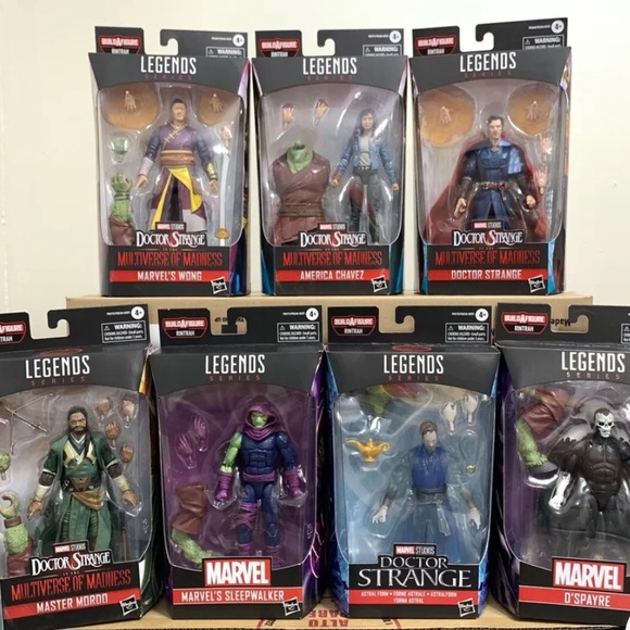 Marvel Legends Dr Strange Multiverse of Madness BAF Rintrah Set of 7 MINT !! - Picture 1 of 3